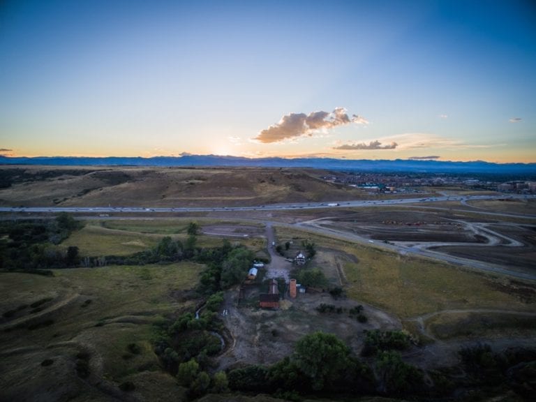 Aerial of Schweiger Tanch